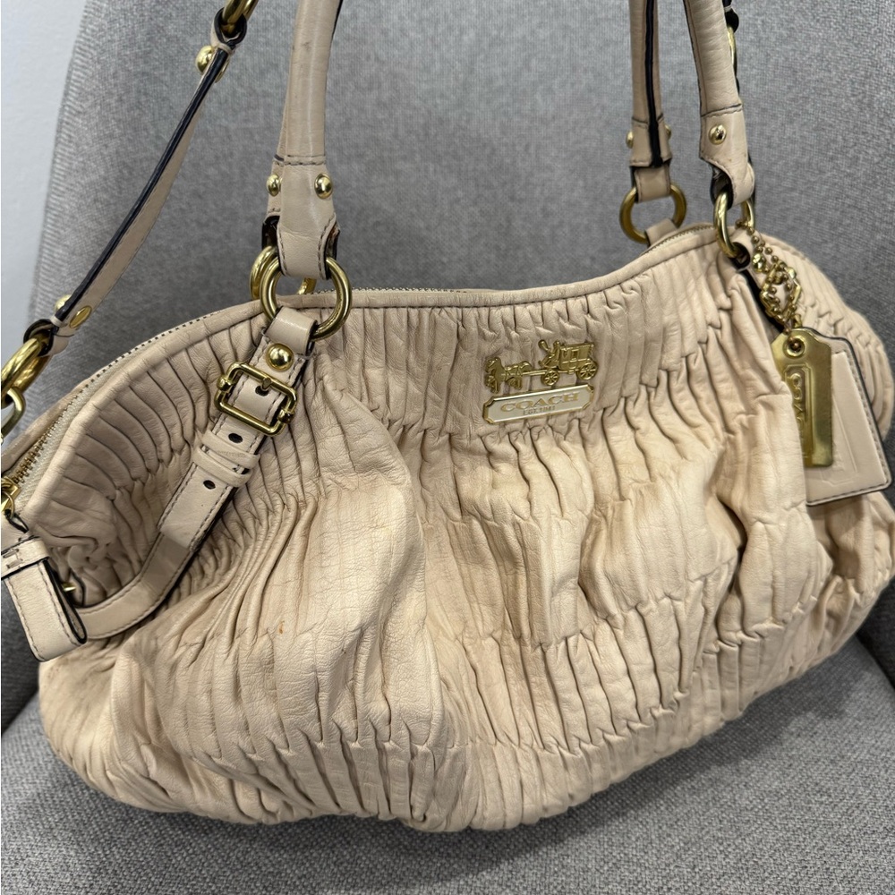 Coach Madison Sophia Leather Shoulder Bag